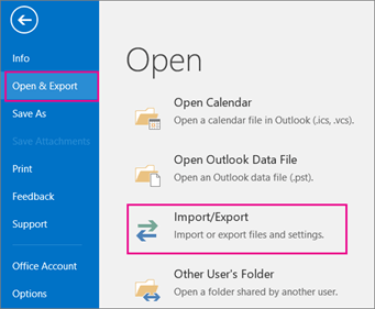 import pst converted from mbox in outlook