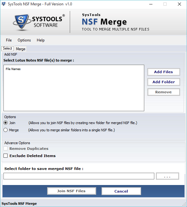 Introduction Merge NSF