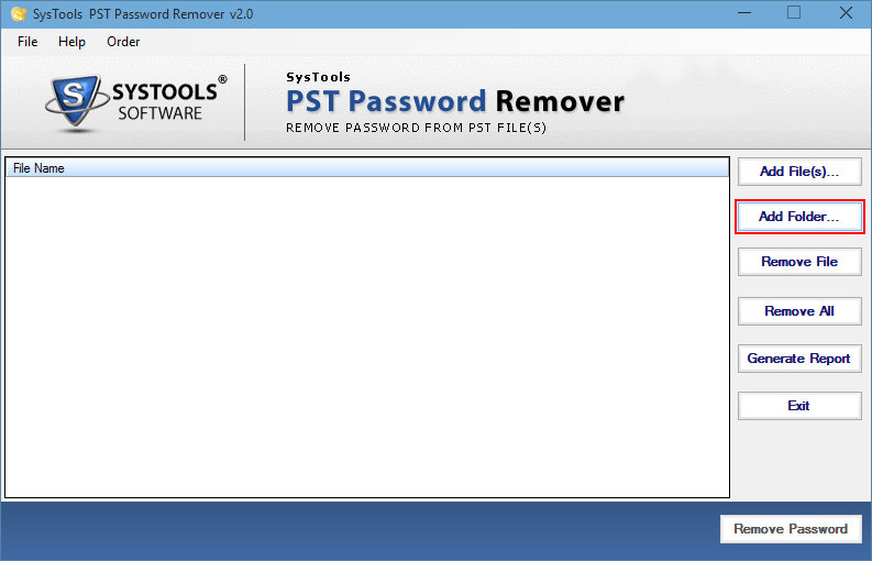 PST Password Unlocker Introduction