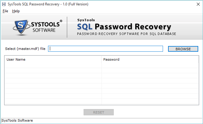 Introduction SQL Password Unlocker