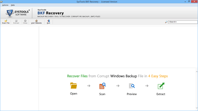 Introduction BKF Recovery Tool